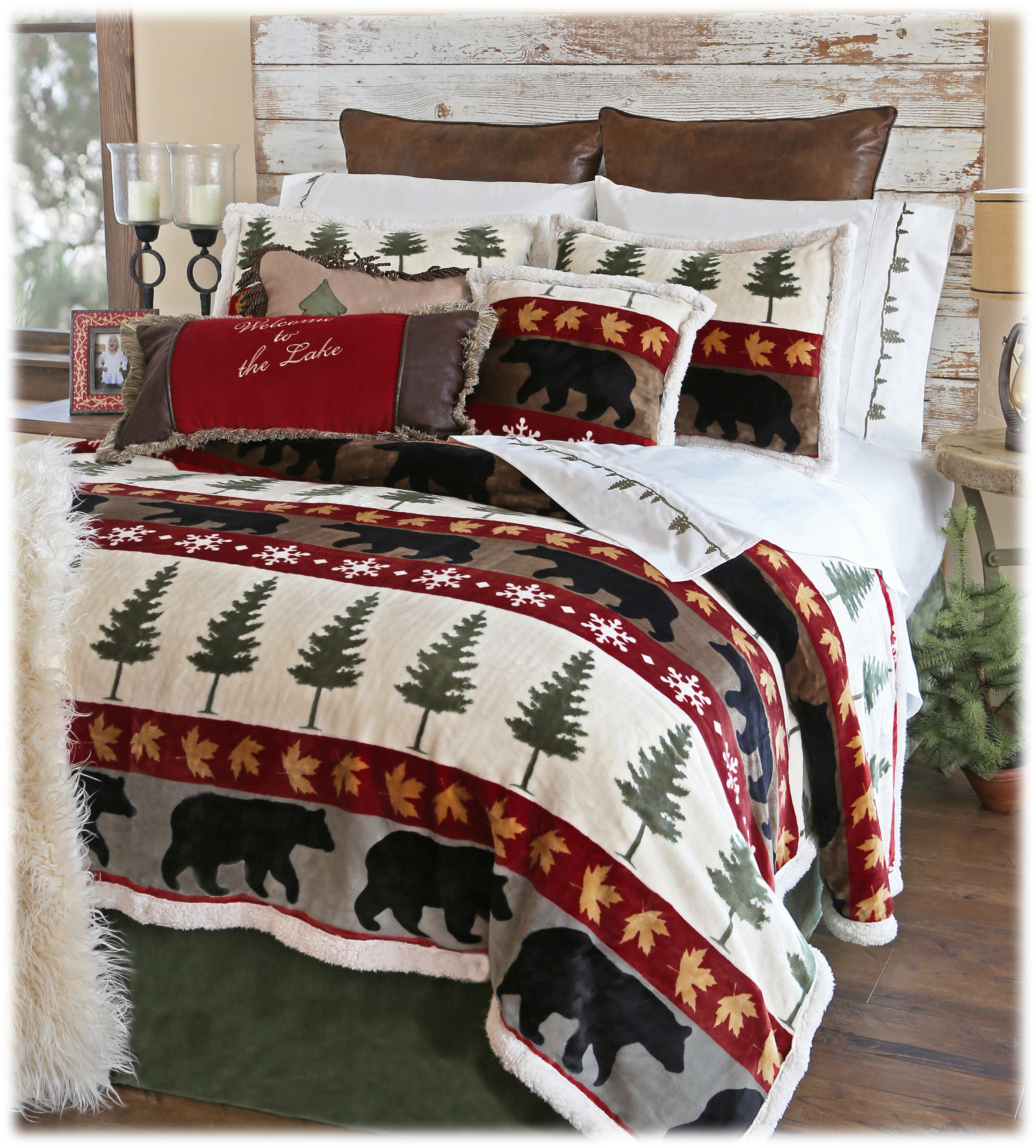 Carstens, Inc. Tall Pine Bedding Collection Plush Comforter Set Cabela's